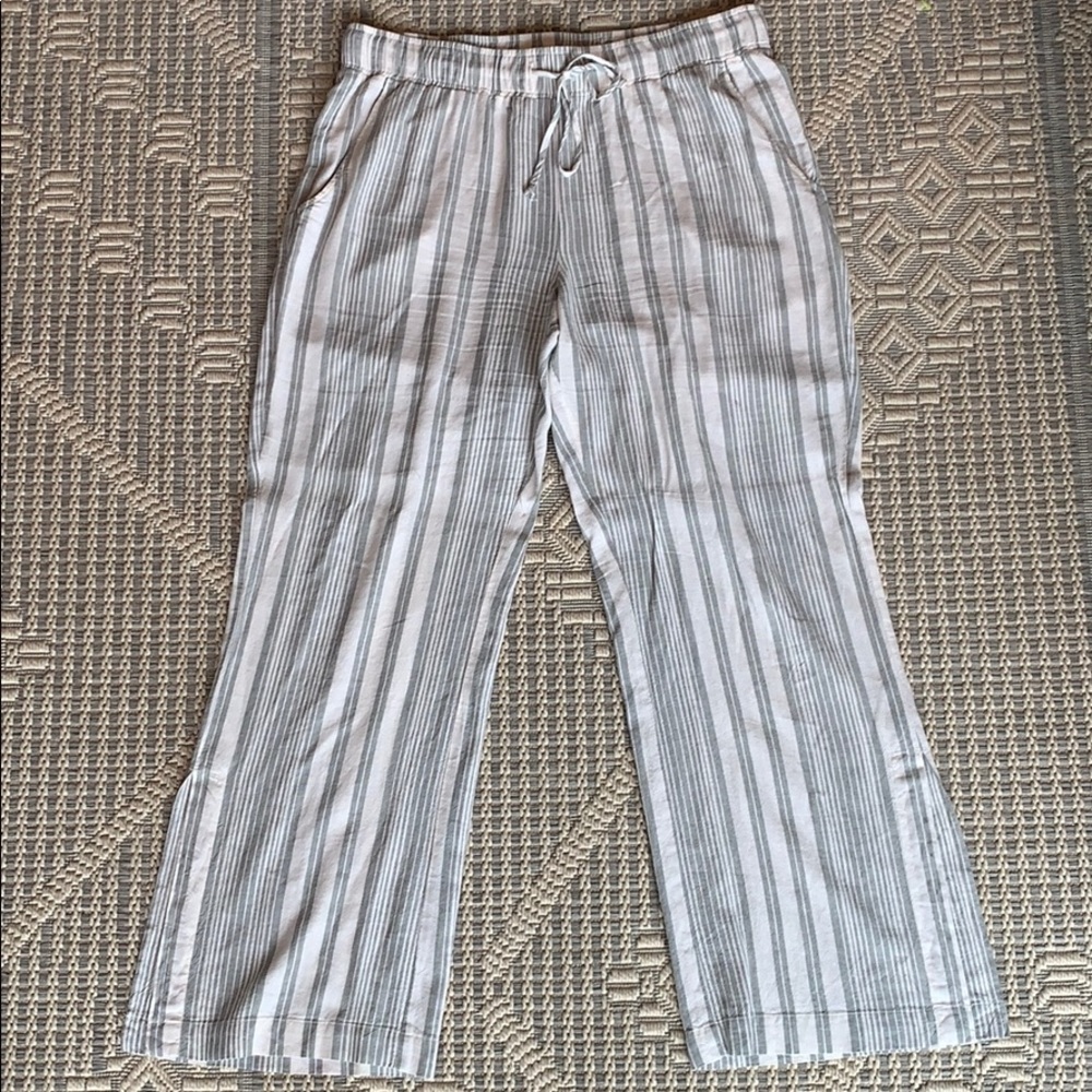 Anthropologie | Cloth & Stone | Striped Linen Pant